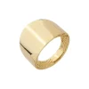 Anel Bold Mabel Folheado a Ouro 18k