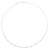 Belly Chain Ananda Zircônias Folheado em Ródio Branco