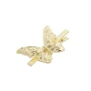 Bico de Pato Vintage Borboleta Dourado