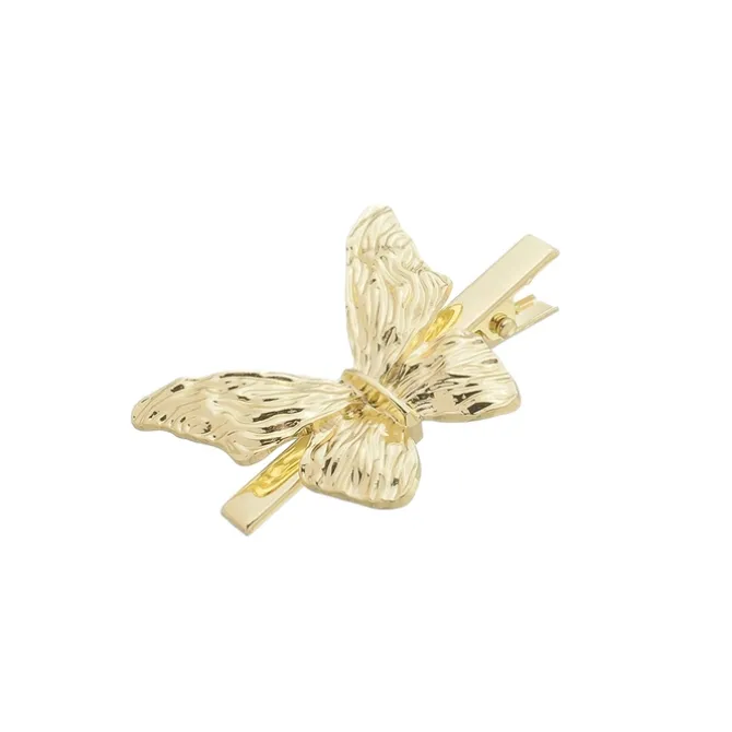 Bico de Pato Vintage Borboleta Dourado