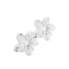 Bico de Pato Vintage Flor Prata