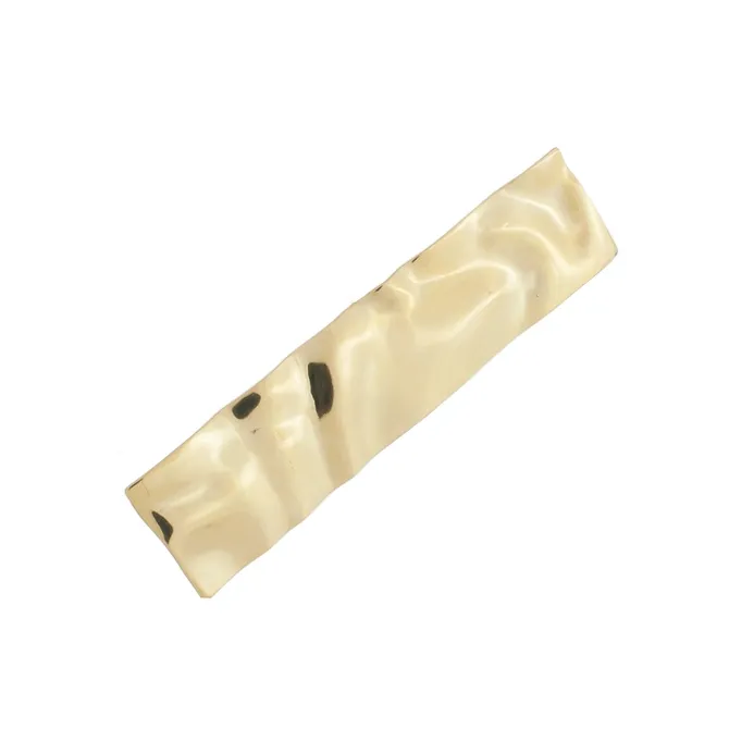 Bico de Pato Vintage Retangular Dourado