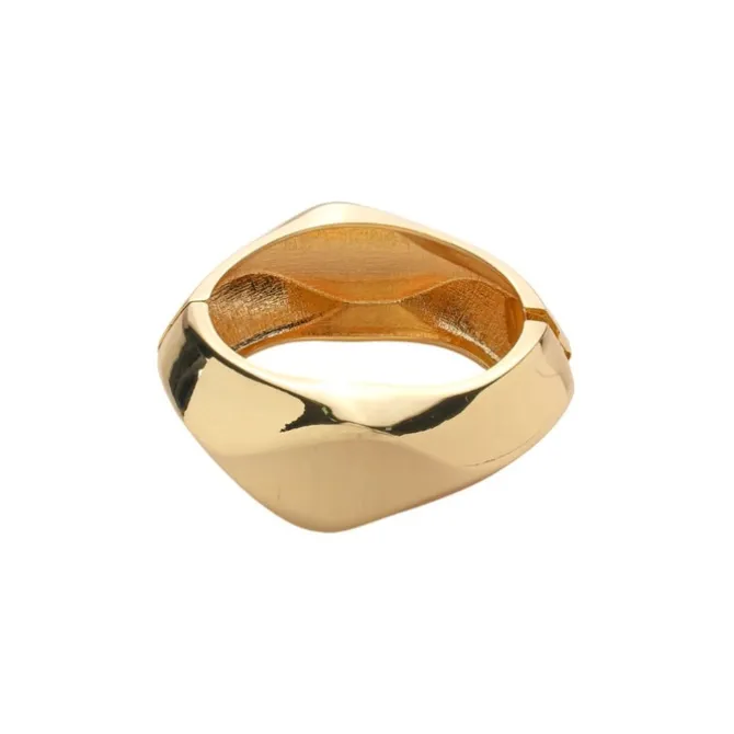 Bracelete Bold Orgânico Cris Dourado