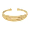 Bracelete Folheado a Ouro 18k Ana Laura Fios de Metal