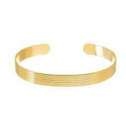Bracelete Léa Folheado a Ouro 18k
