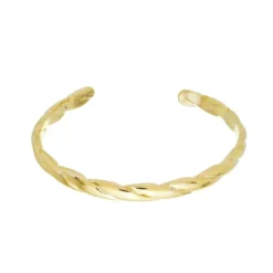 Bracelete Rebeca Trançado Folheado a Ouro 18k Piuka