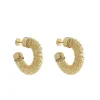 Brinco Argola Mola Bruna Dourado