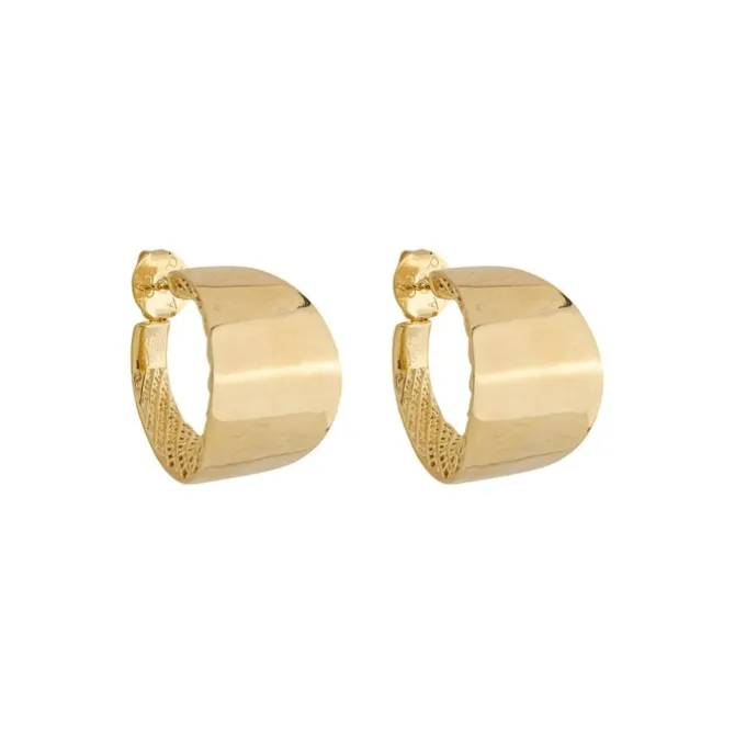 Brinco de Argola Bold Mabel Folheado a Ouro 18k