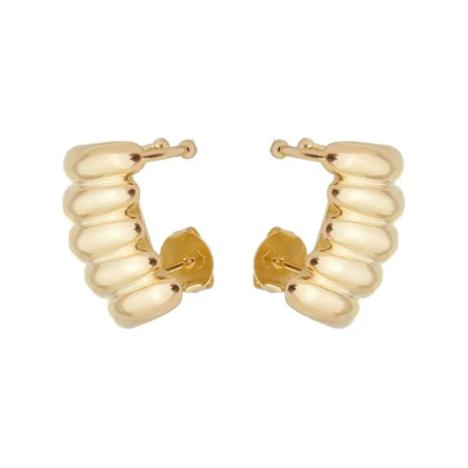 Brinco Ear Cuff Lara Folheado a Ouro 18k