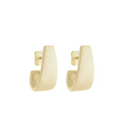 Brinco Gota Isabela Acetinado Folheado a Ouro 18k