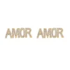 Brinco Mimi Amor Zircônia Folheado a Ouro 18k