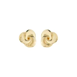 Brinco Orgânico Nora Folheado à Ouro 18k