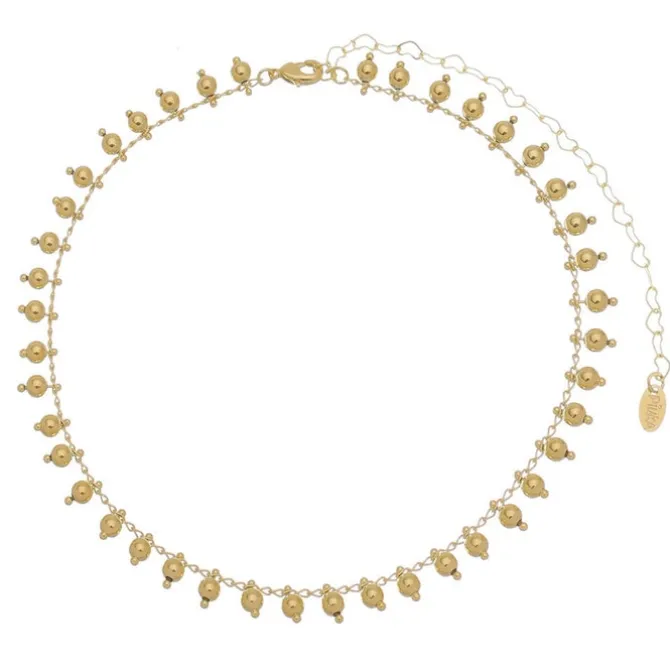 Choker Bolinhas Folheado a Ouro 18k Gisel