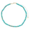 Choker Clara Howlita Natural Turquesa