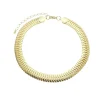 Choker Luiza Malha Escamas Folheada a Ouro 18k