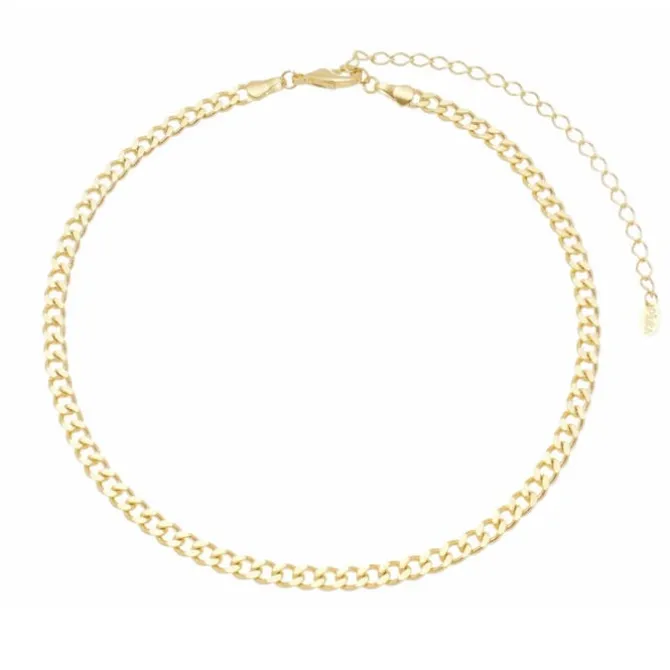 Choker Piuka Frida Elos Groumet Folheado a Ouro 18k