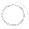 Choker Piuka Raiza Elos Grumet Folheada em Ródio Branco