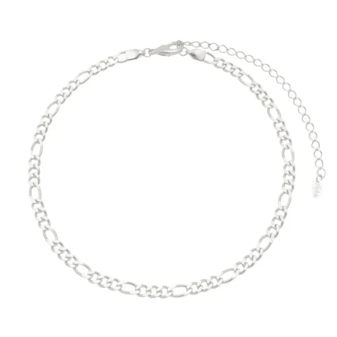 Choker Piuka Yanca Elos Folheada em Ródio Branco