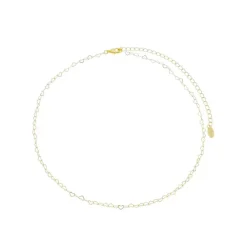 Colar Curto Mirela Mini Corações Folheado a Ouro 18k