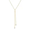 Colar Gravatinha Shine Zircônias Folheado a Ouro 18k