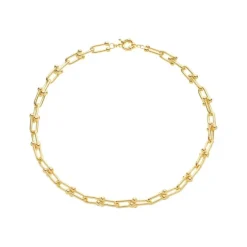 Colar Juliana Elos Folheado a Ouro 18k