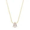Colar Maria Sophia Gota Zircônia Cristal Folheado a Ouro 18k