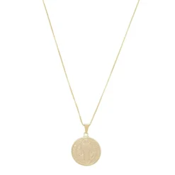 Colar São Bento Medalha M Folheado a Ouro 18k