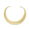 Gargantilha Agnes Metal Acetinado Folheada a Ouro 18k