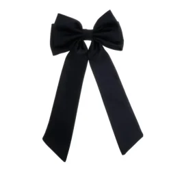 Laço de Cabelo Fabi Crepe Preto