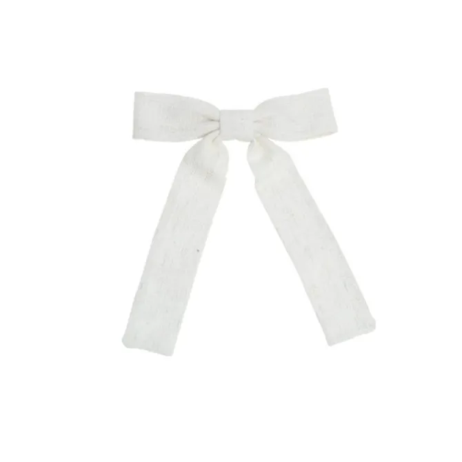 Laço de Cabelo Nat Linho Off White