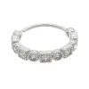 Piercing de Furo Piuka Argola P Lucy 8mm Zircônia Prata