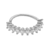 Piercing de Furo Piuka Argola P Leonora Zircônia Prata