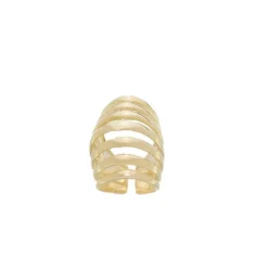Piercing Gota Luana Texturizado Folheado a Ouro 18k