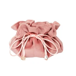 Porta-joias Bolsinha Piuka Suede Rose