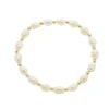 Pulseira Cris Pérolas de Água Doce Folheada a Ouro 18k