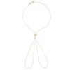 Pulseira de Mão Soraia Mini Medalhas Folheada a Ouro 18k