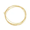 Pulseira Fio de Violão Nicole Folheada a Ouro 18k