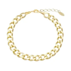 Pulseira Folheada a Ouro 18k Raiza Elos Grumet