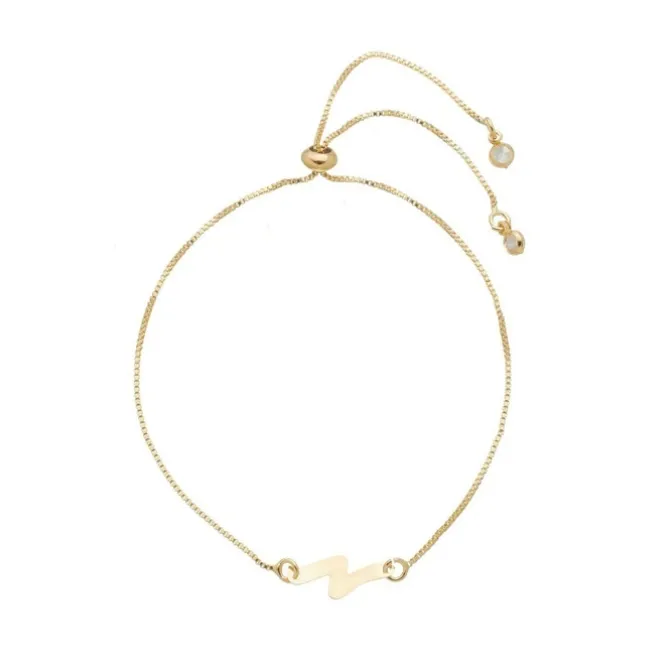 Pulseira Mini Raios Lp Folheada a Ouro 18k