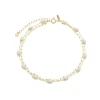 Pulseira Valentina Duas Voltas Pérolas Folheada a Ouro 18k