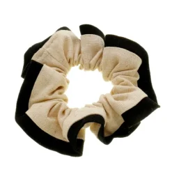 Scrunchie/lacinho Linho Off White