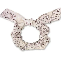Scrunchie/lacinho Piuka Lenço Bege
